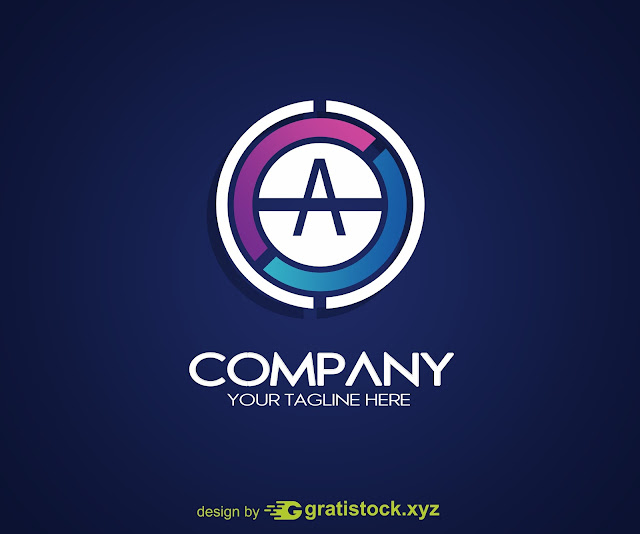 Free Download Logo - Creative Circle Logo Letter a Logo