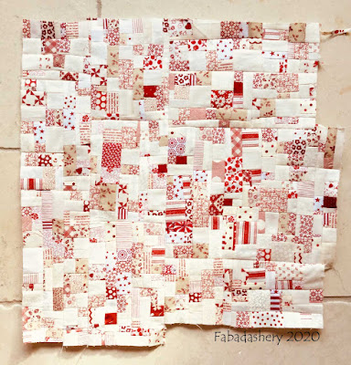 New fabric made from the white scraps