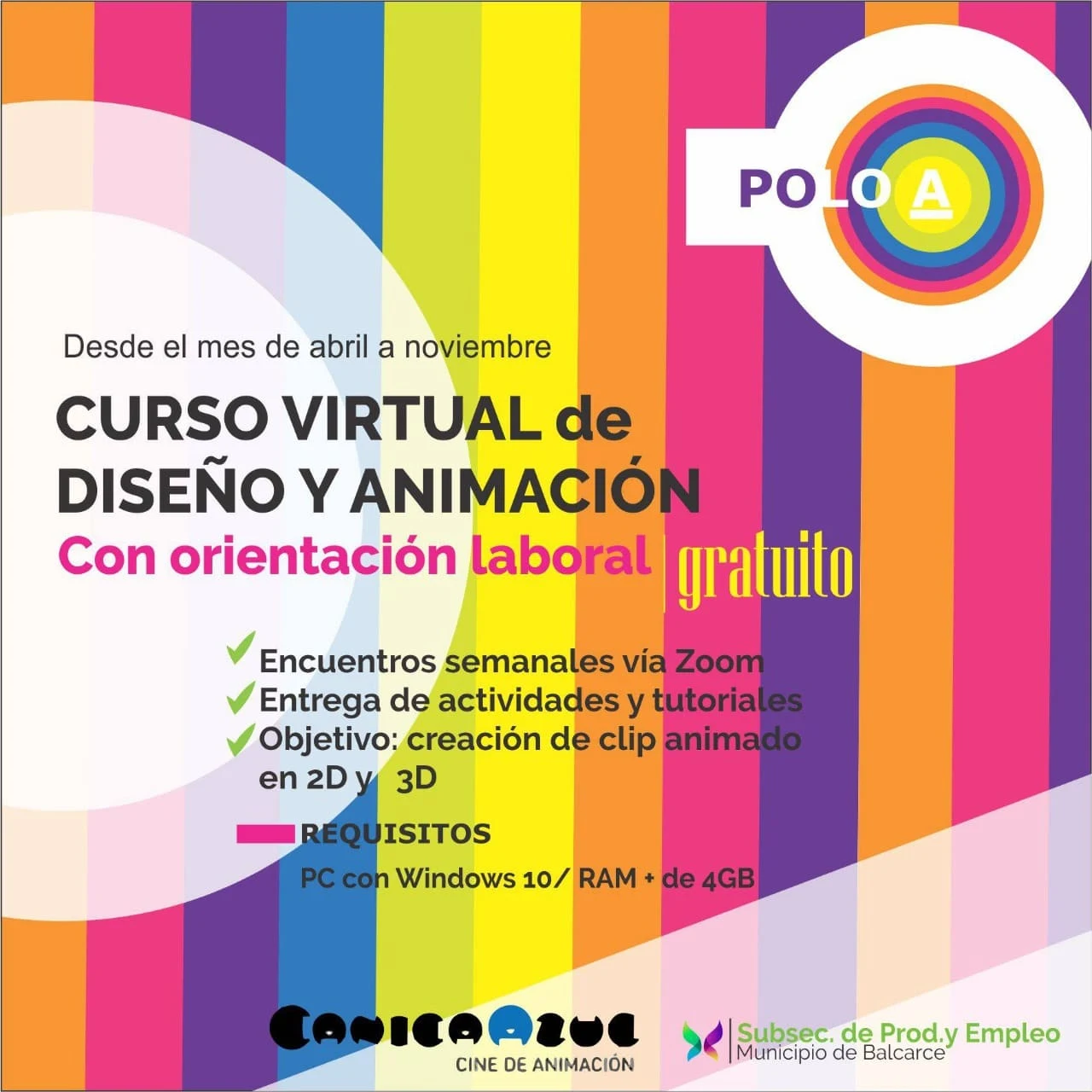 Curso virtual animación