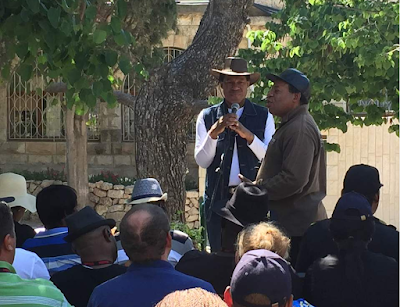 More Photos From Pastor Chris Oyakhilome Visit To Jesus Tomb