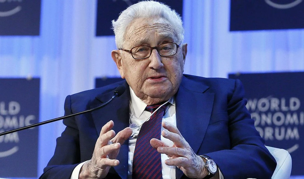 Henry Kissinger em Davos, em 2017 (Imagem: Reprodução/Aquiles Lins)