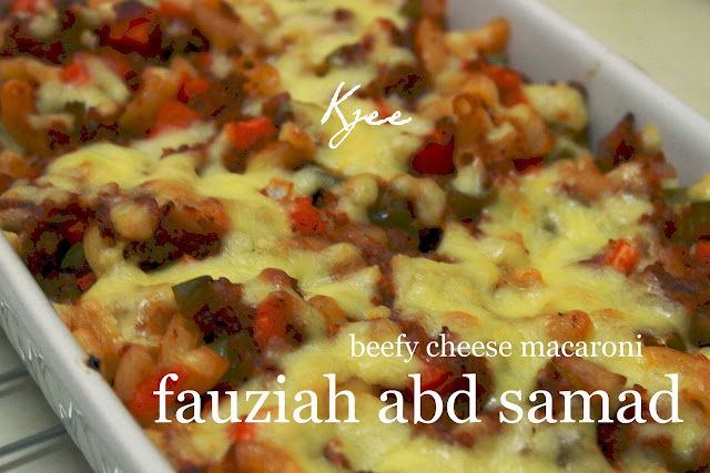 FauziahSamad.com: 85. baked beefy cheese macaroni