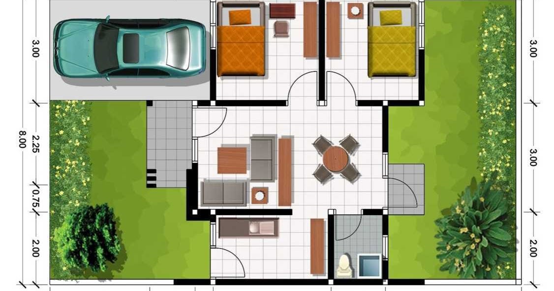  Contoh  Desain  Rumah  Type  90  ASIFBING