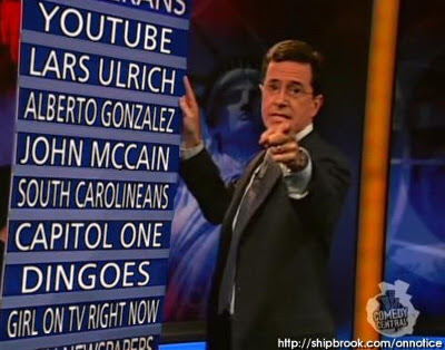 image:stephen colbert sign generator via shipbrook dot com