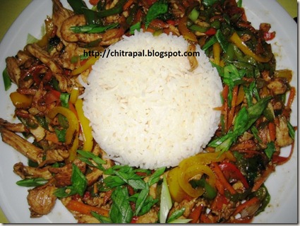 Chitra Pal Chicken Jalfrezi with Butter Rice