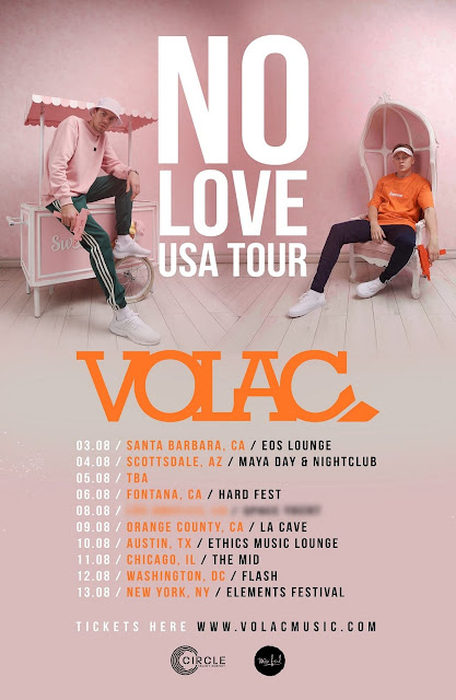 VOLAC Announce US Tour & New Track ‘No Love’