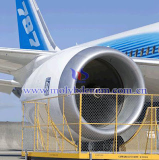 molybdenum alloy applied in aircraft picture