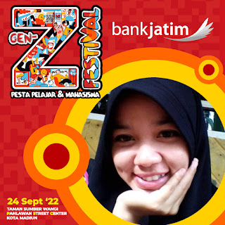 Twibbon atau Bingkai Foto Gen Z Festival Bank Jatim Madiun 2022