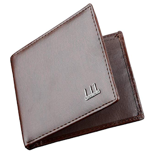  Hiriyt Mens Synthetic Leath  er Wallet Money Pockets Credit/ID Cards Holder Purse Money Clip