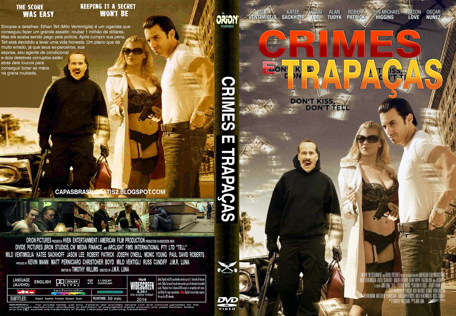 Crimes e Trapaças - DVD Capa