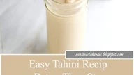 Easy Tahini Recipe – Better Than Store-bought