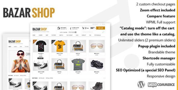 Bazar Shop - Multi-Purpose e-Commerce Theme - WooCommerce eCommerce
