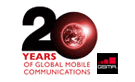 Logo 20 ans de télécommunications mobiles