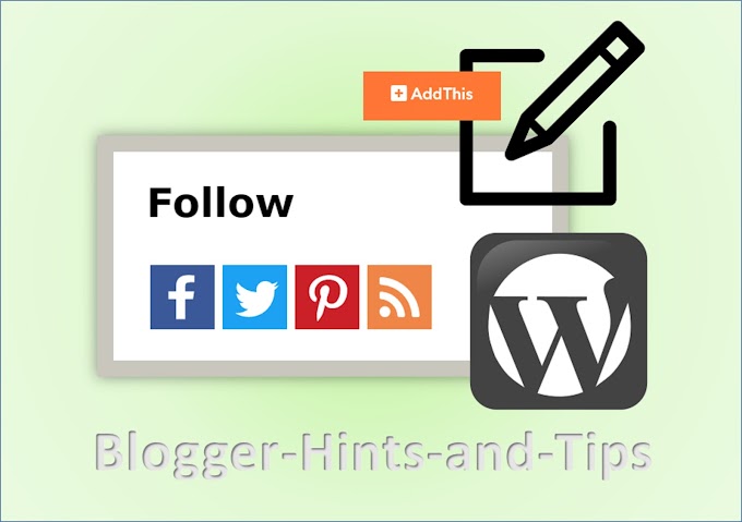 How to change AddThis Follow button settings for a gadget on blog or website