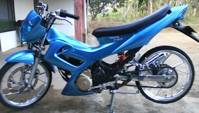 Modifikasi Motor Satria FU Airbrush Terbaru