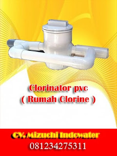 Klorinator / Chlorinator Manual untuk filter air 