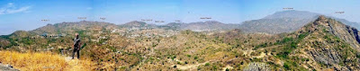 "Panoramic view of my home town,in Mount Abu,a tourist destination par excellence"