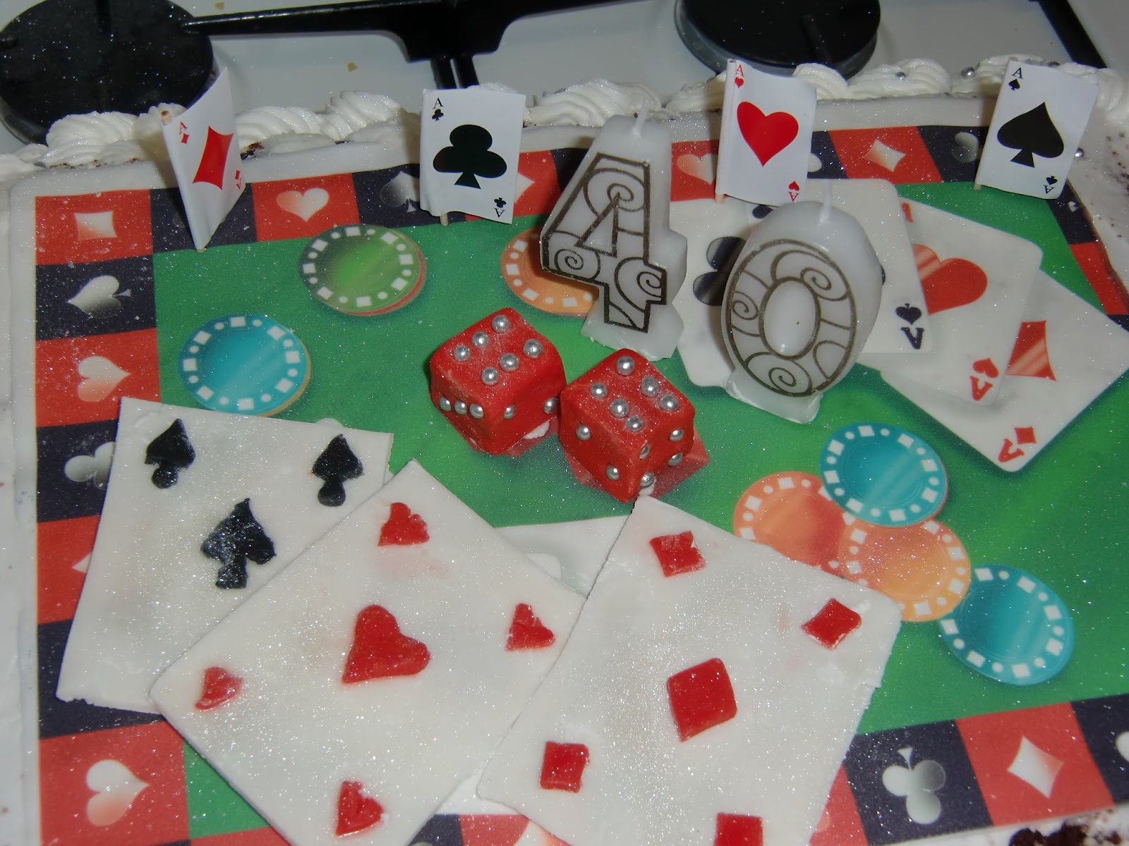 West Indies Cakes Un Joyeux Anniversaire Pour Ses 40 Printemps A Un Passionne De Poker