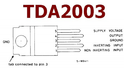 Persamaan IC TDA 2003