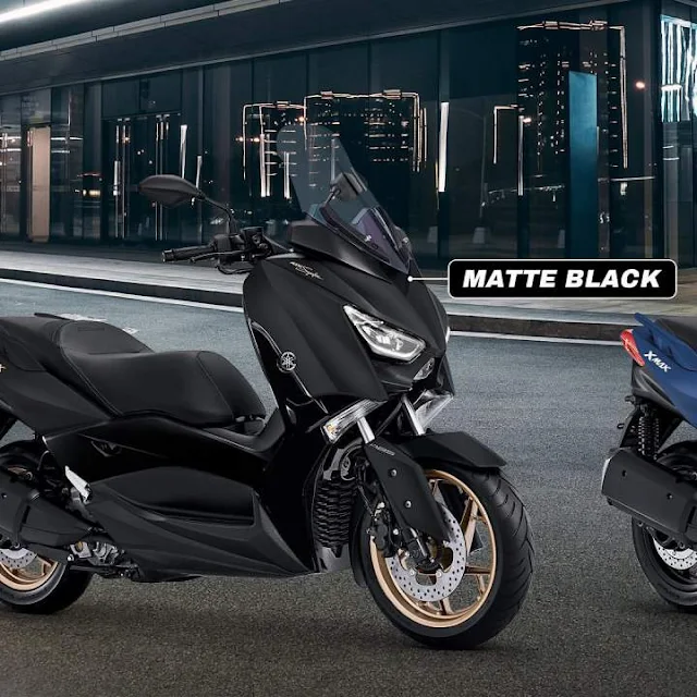 Pilihan warna baru yamaha xmax 250 tahun 2020 Matte Black Maxi Signature