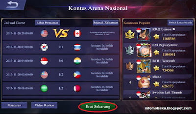 Arena Kontes MLBB