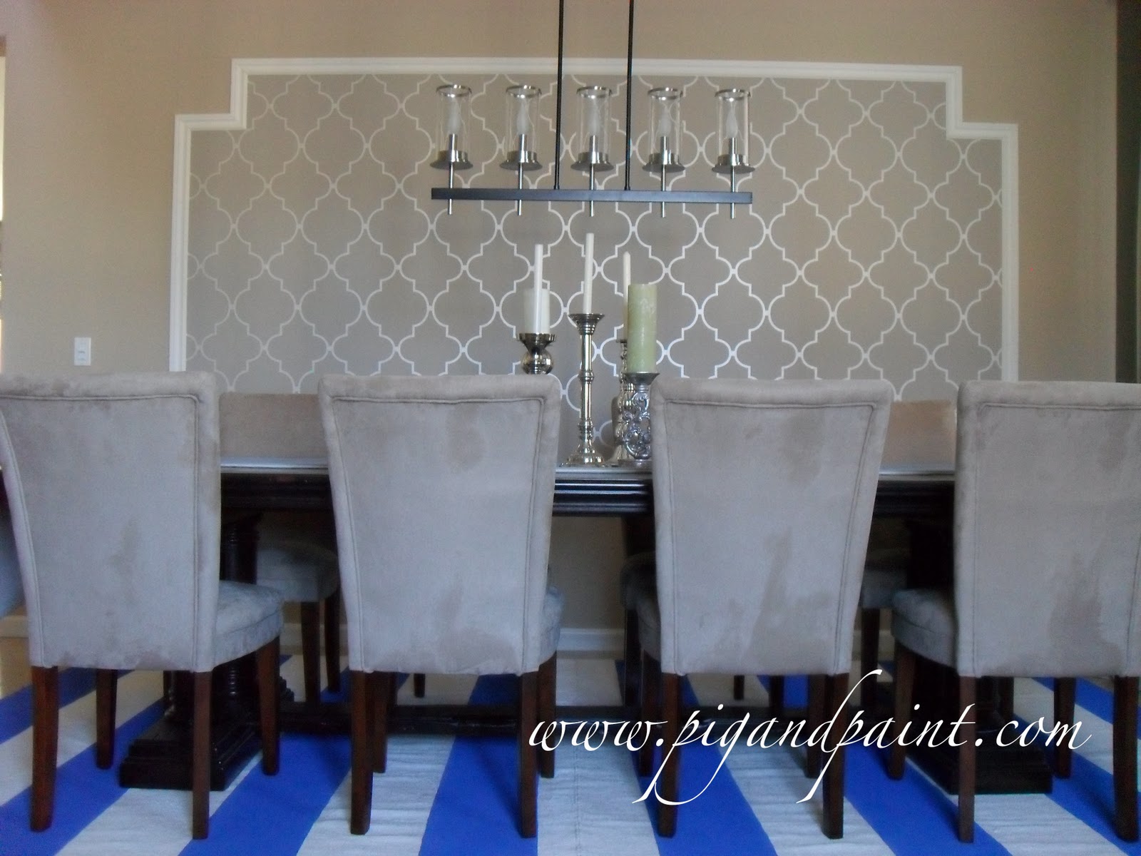 ... Paint: Create a Feature Wall with Framed Wallpaper (and Wall Liner