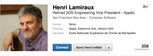 Apple's Head of iOS Engineering Henri Lamiraux Leaves Apple