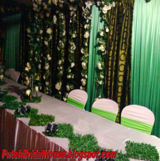 Puteh Bridal House CONTOH HIASAN  MEJA  MAKAN  BERADAP