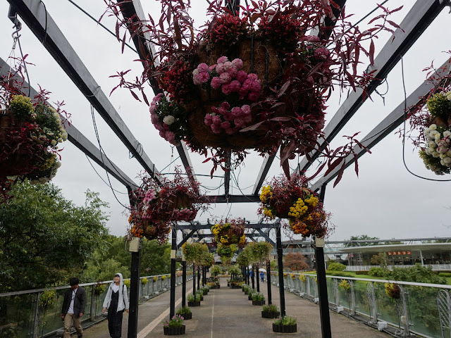 とっとり花回廊のプロムナード橋