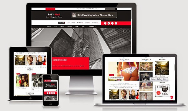 Share Free Easy Mag Responsive Blogger Template