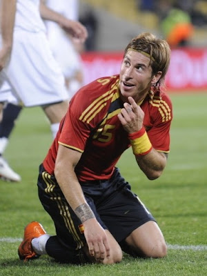 World Cup 2010 Sergio Ramos Spain Soccer Player