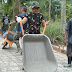 Dansatgas TMMD Ke-114 Meninjau Semenisasi Jalan Sepanjang 430 Meter di Pulau Parit