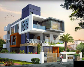 3D Contemporary Design Bungalow