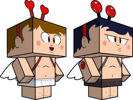 Cupid Pictures For Valentines Day. Valentine#39;s Day Papercraft