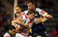 St. George Illawarra Dragons vs  North Queensland Cowboys 14 JUIN 2013