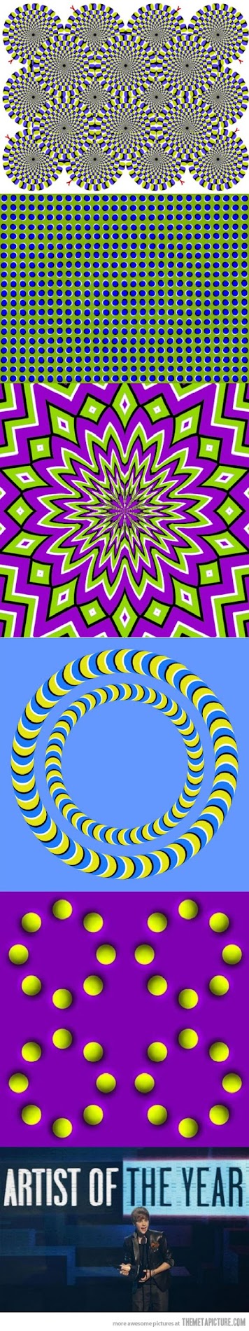 just some optical illusions