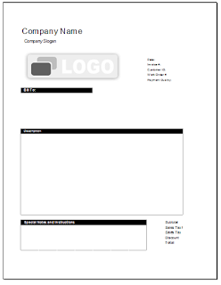 service invoice template