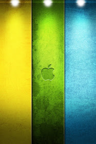 Color Apple Logo iPhone Wallpaper By TipTechNews.com