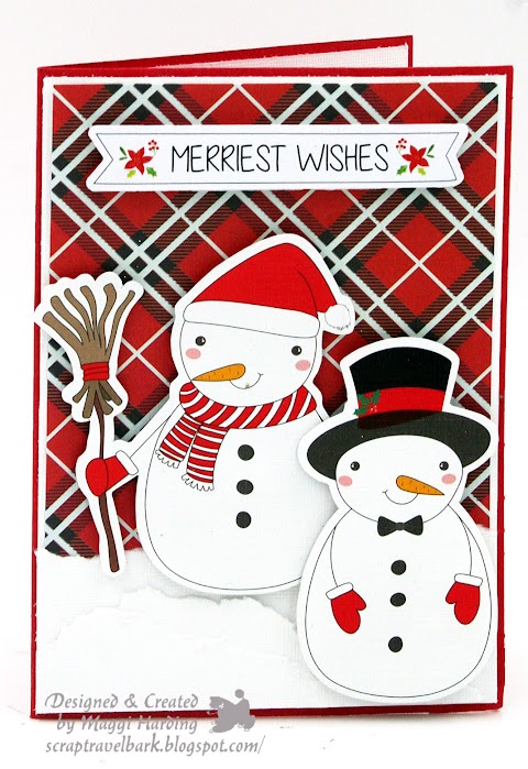 Scrap, Travel, and Bark! Christmas Card Ideas with Little 