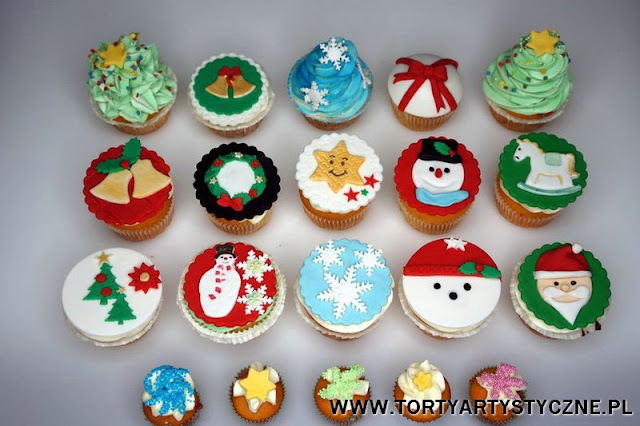 cupcakes świąteczne