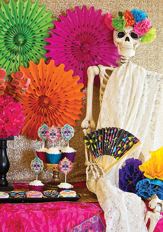 colorful-halloween-skull-decor colorful-halloween-skull-decor