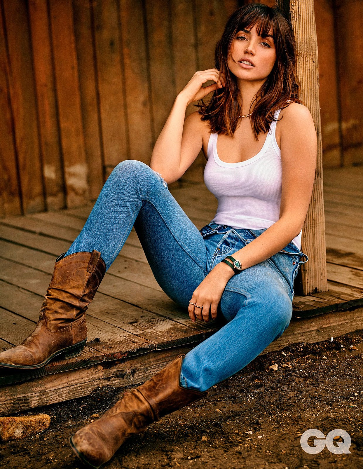 Ana de Armas sexy fashion model magazine photo