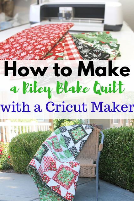 How to Make a Riley Blake Quilt with the Cricut Maker