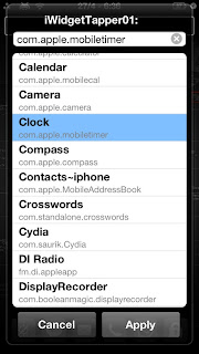 Cydia iWidgetTapper