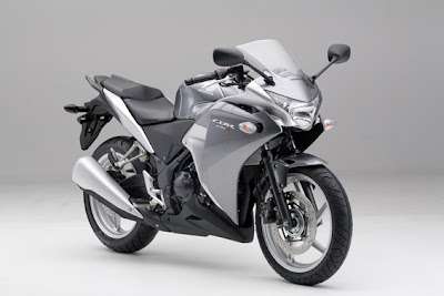 Silver Honda CBR 250R