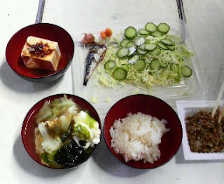 蕎麦屋の朝ご飯