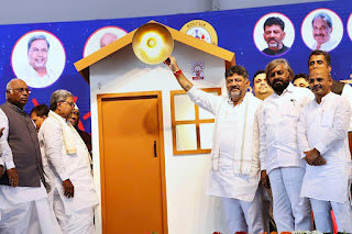 Karnataka Chief Minister Siddaramaiah launches Gruha Jyothi Scheme
