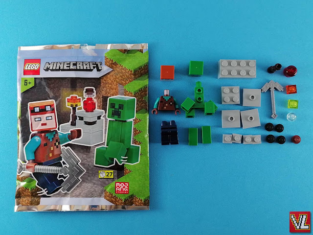 Set LEGO Minecraft Magazine Gift 662204 Miner and Creeper (Mineiro e Creeper)