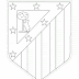 Mewarnai Gambar Logo Klub Atlético Madrid