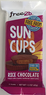 free2b Rice Chocolate Sun Cups vegan sunflower seed butter cups